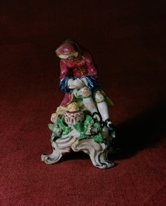 Figura in porcellana di Bow dell